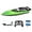 Green, variant on 1 Set Remote Control Boat High-Speed RC Boat Waterproof Dual-Motor Design Speedboat Water Toy for Kids