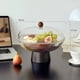 thumbnail image 2 of Frutero de plástico con tapa y base, gran capacidad, plato decorativo for cocina y sala de estar., 2 of 7