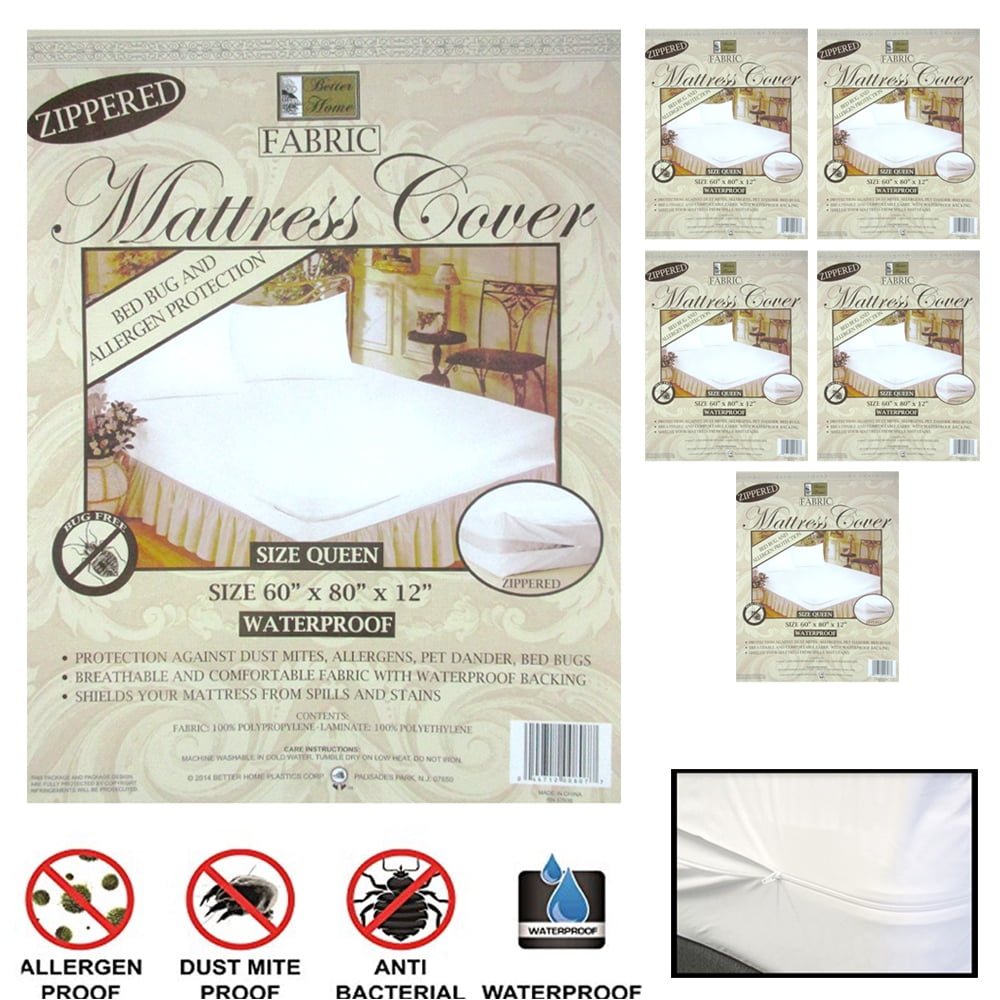 Bed Bug Dust Mite Allergy Relief Waterproof Quilted Mattress cover Pad Protector 