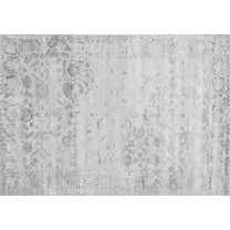Ahgly Company Indoor Rectangle Abstract Gray Contemporary Area Rugs, 6' x 9'