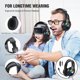 thumbnail image 1 of Auricures Estéreo LED para Juegos con Canceción de Ruido, Bajos Envolventes, Orejeras Suaves para para , , Computadora Portátil, Tableta, Macarena Auriculares para juegos, 1 of 6