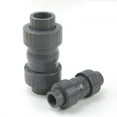 thumbnail image 1 of 3pcs Inner Diameter 20mm ~ 63mm PVC One Way Non Return Check Valve UPVC Pipe Fitting For Garden Irrigation Aquarium Fish Tank ,Easy to Use, 1 of 4