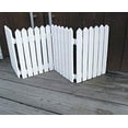 thumbnail image 3 of V Protek Plastic Edge Fence Garden PVC Patio Decorative -Insert the Ground Suit for Garden Hotel and Park,White，4 Pack，10"×12", 3 of 6