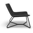 thumbnail image 4 of Plata Decor Import Inc. – Fauteuil Slope : fauteuil de salon moderne en PU noir, idéal pour le salon, 4 of 5