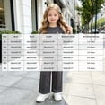 thumbnail image 4 of Gubotare Toddler Girls Clothes Sets Everyday Adorable Girls' Top & Pants Set Straight Leg Pants Print Long Sleeve Crew Neck Casual Wear 3T 4T (Dark Gray,3-4 Years), 4 of 9