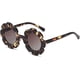 thumbnail image 1 of Gafas de sol redondas con flores para niñas, bonitas gafas de playa retro, 1 of 3