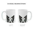 thumbnail image 2 of WIRESTER 11 Oz Ceramic Tea Cup Coffee Mug, Black Merle Border Collie Dog, 2 of 7