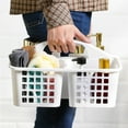 thumbnail image 4 of IMossad Plastic Portable Bath Storage Basket – Bathroom Organizer for Toiletries and Sundries, 4 of 6
