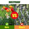 thumbnail image 2 of Thealyn Decorative Garden Fence 24 in (H) x 10 ft (L), Dog Rabbit Pet Fence Animal Barrier, Outdoor Rustproof Metal No Dig Fencing Border for Yard Patio Flower Bed, 2 of 8