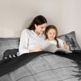 thumbnail image 5 of Homewish Wildlife Bear Print Queen Comforter Set, Grey Rustic Lodge Cabin Bedding Sets, Farmhouse Theme Reversible Bedding Comforter Set, Luxury Bedroom Decor, 3-Piece, 5 of 8