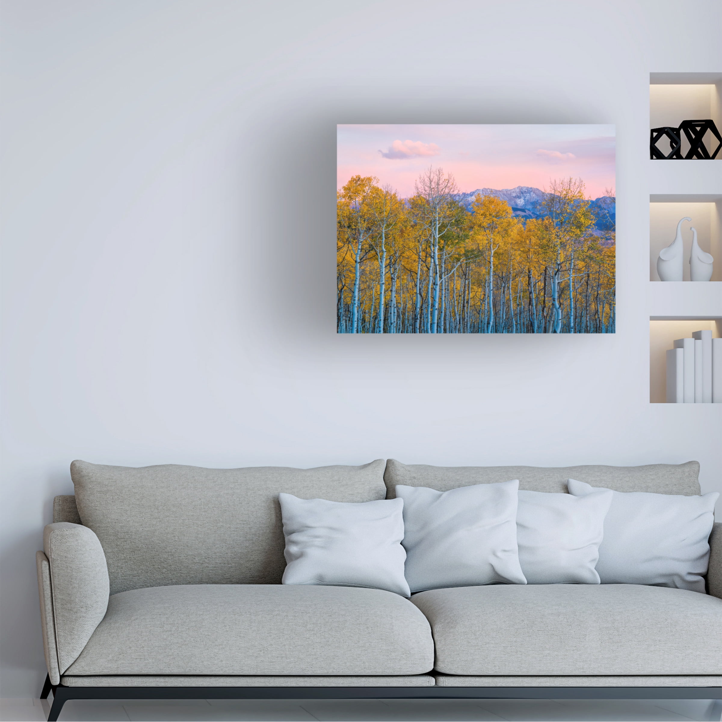 John Fan 'Autumn Delight' Canvas Art