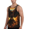 thumbnail image 2 of Cauagu Cool Black Eagle Print Men's Sleeveless Muscle Shirts,Tank Tops Quick Dry Workout Tank Top Gym Muscle Tee Fitness Bodybuilding T Shirt for Men-XX-Large, 2 of 7