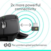 Logitech MX Master 4, Ergonomic Wireless Mouse with Advanced Performance Haptic Feedback, Ultra-Fast Scrolling, Black