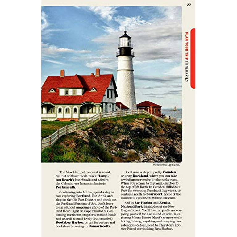 Travel Guide: Lonely Planet New England 9 (Edition 9) (Paperback) 