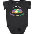 thumbnail image 3 of Inktastic I Am the King Cake Baby Boys or Girls Baby Bodysuit, 3 of 5