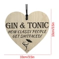 thumbnail image 2 of Wooden Commemorative Love Wooden Sign Pendant, 2 of 2