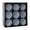 Gray, variant on Flocked Christmas Ball Ornaments Set of 9, Large Textured Velvet Baubles for Christmas Tree, Matte Holiday Decorations for Tree and Garland - Gray