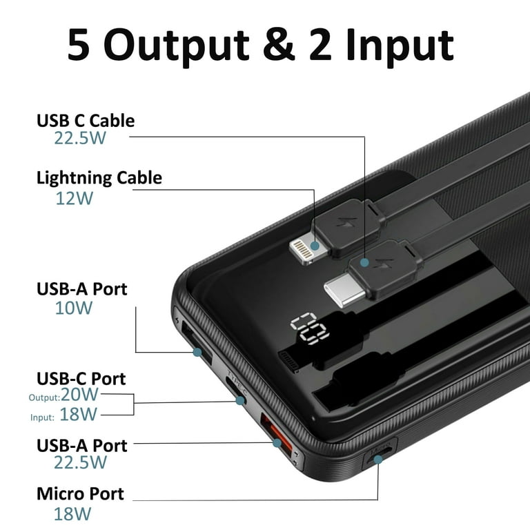 Indiamart Best Light Power Bank Indiamart My Port Power Bank Black - Main Image