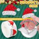 thumbnail image 5 of Christmas Hat Stickers Roll, Red Santa Hat Seal Stickers, Xmas Waterproof Self-Adhesive Decals for Envelope Journal Party Favors, 500Pcs/Roll, 5 of 5