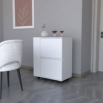 Newboti Furniture Bar Cart Belleville, Living Room, White 39871