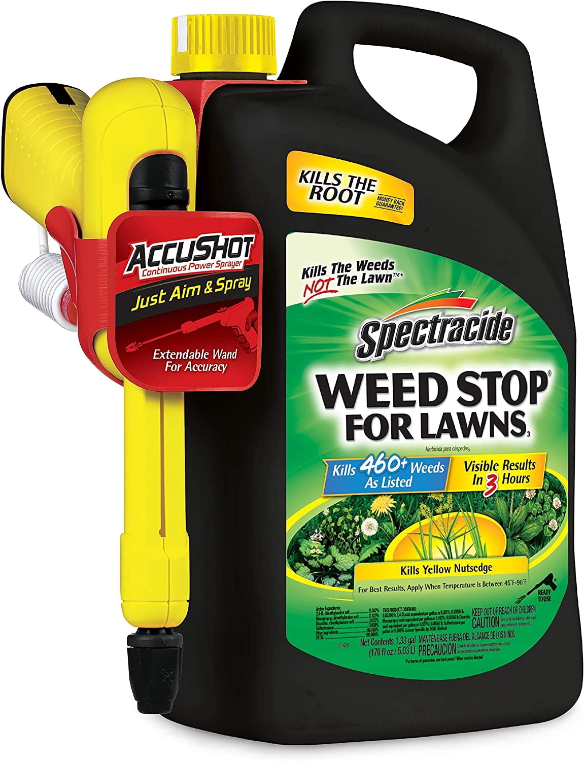 Spectricide HG-96544 Weed Stop, Ready-to-Use, 1.33-Gallon With Accushot Sprayer - Quantity 1