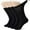 Black, variant on Loritta 4 Pairs Diabetic Socks for Women & Men Super Soft Non-Binding Extra Wide Top Crew Socks , Black