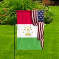 thumbnail image 4 of Flag Waving American Flag Tajik Tajikistan U.S.A Friendship Patriotic Proud Garden Flag, Double-Sided Decorative Outdoor Flag, Patriotic Polyester Yard Flag 12 x 18 in, 4 of 5