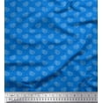 thumbnail image 1 of Soimoi polyester Crepe Fabric Dot & Paisley Decor Fabric Printed Yard 52 Inch Wide, 1 of 1