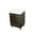 Brown, variant on WindBay 24" Freestanding Bathroom Vanity, Dark Grey. White Integrated Countertop