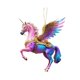 thumbnail image 1 of Colgante de caballo 2D acrílico realista, adorno navideño con lazo para colgar, ideal para amantes de la equitación., 1 of 8