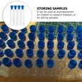 Tersarium 50pcs Test Tubes Disposable Test Tubes with Blue Caps Laboratory Equipment