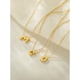 thumbnail image 3 of S925 Sterling Silver Initial Letters Mini Necklace 14K Gold Plated Personalized 26 A-Z Alphabet Pendant Mini Necklace Valentine's Jewelry Gift, 3 of 5