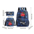 thumbnail image 2 of Three-Pieces Set Of School Bags For Male And Female Students, Campus Pencil Case, Canvas Bags Large-Capacity Backpack, 2 of 6