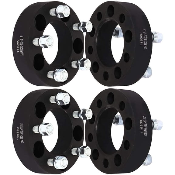 SCITOO 4Pcs 1.5 inch 5x4.5 to 5x4.5 5 Lug Wheel spacers 5x114.3 Bore 82.5mm Compatible with for Cherokee wheel spacers 1984-2001 for liberty wheel spacers 2006-2012