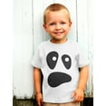 thumbnail image 3 of Tstars Silly Ghost Face Halloween Easy Costume Kids Spooky Shirt 5-6 White, 3 of 7