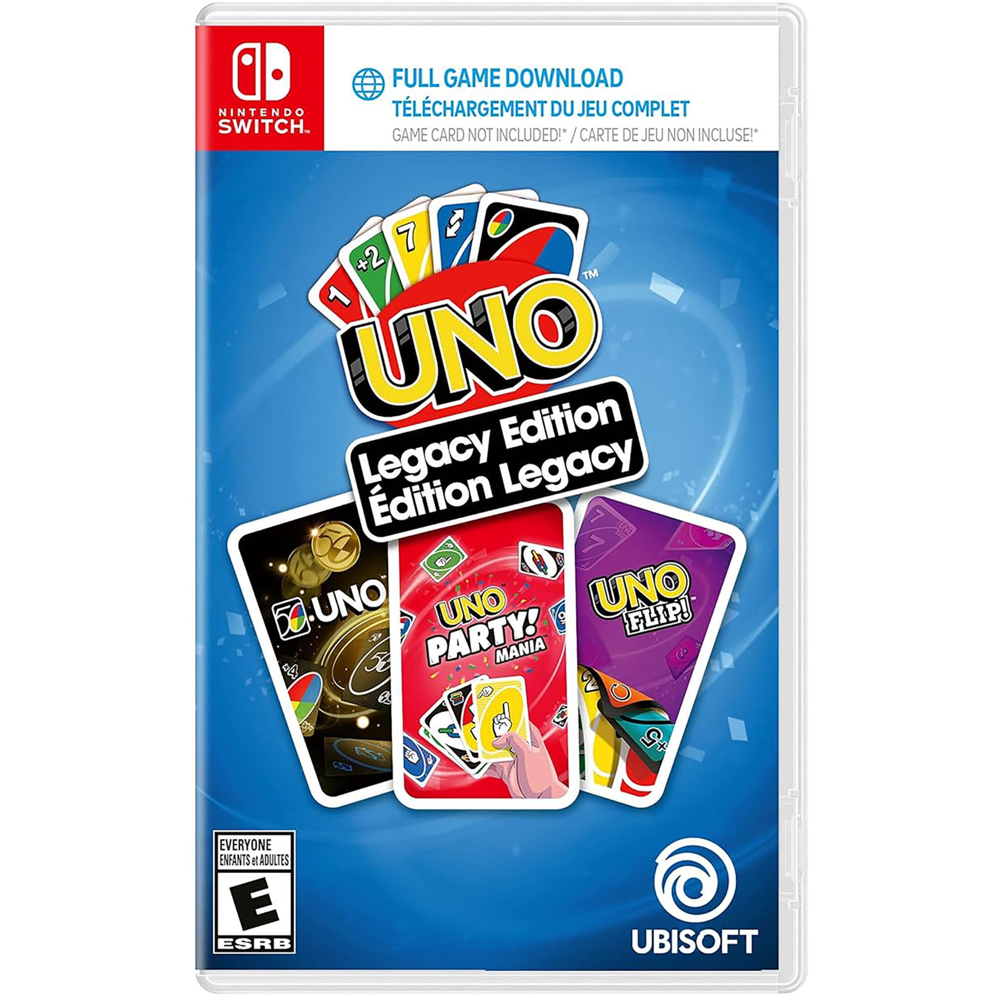 Uno Legacy Code-In-Box (English/French) for Nintendo Switch