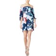 thumbnail image 1 of bar III Robe Droite Imprimée pour Femmes, Bleue, TG, 1 of 1