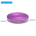 thumbnail image 2 of Uxcell Reflective Tape Strip, 20mm x 50 Yards Reflective Fabric Tape Sew on DIY Webbing, Purple, 2 of 5