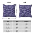 thumbnail image 2 of Yiaed Lavender Flowers Print Pillow Covers Super Soft Decorative Square Throw Pillow Covers Case Cushion Covers for Sofa Couch Bedroom Car Decor（No pillow core）-20"x20", 2 of 7