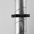 thumbnail image 4 of OULII 8Pcs Rain Gutter Parts Aluminum Alloy Black for Outdoor Use, 4 of 7