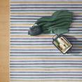 thumbnail image 2 of Mainstays Kids Tufted Yellow and Green Stripe Washable Area Rug, 5' x 7', 2 of 6