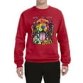 thumbnail image 2 of Wild Bobby Dean Russo Golden Retriever Is Love Dog Is Love Dog Lover Unisex Crewneck Graphic Sweatshirt, Red, 5X-Large, 2 of 5