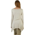thumbnail image 2 of ToBeInStyle Women's Classic Long Sleeve Longline Top, 2 of 7