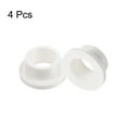thumbnail image 3 of 4 Packs Flanged Sleeve Bearings Plastic Bushings 10.1mm Bore x 13mm OD x 8mm Length Nylon Bushings, White, 3 of 5