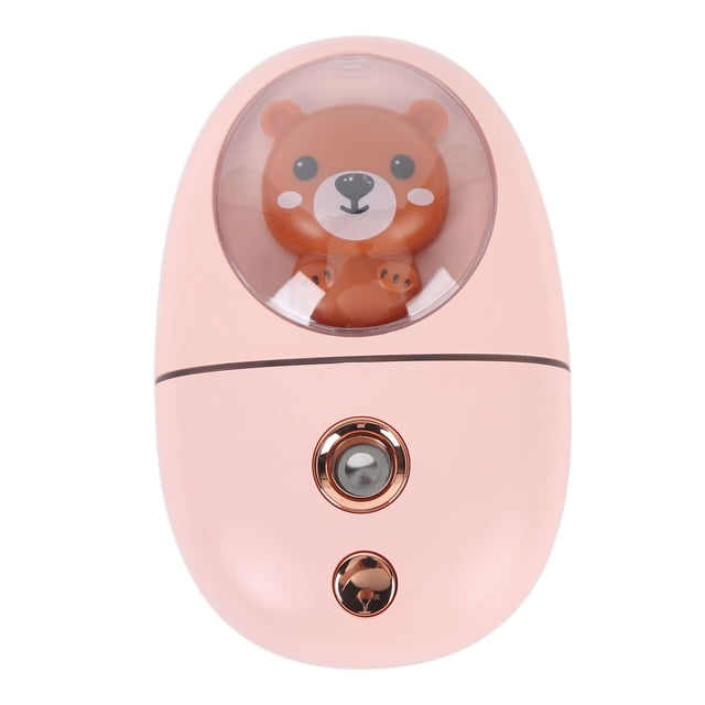 Nano Facial , 35ml Cute Animal Facial Mist Sprayer USB Rechargeable Mini Eye Face Humidifier Portable Facial Steamer for Travelling Face Daily Makeup Skin Care
