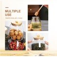 thumbnail image 5 of 16.7 Oz Glass Honey Jar with Dipper and bamboo Lid Honey Pot Honey Container Holder Syrup Dispenser for Home Kitchen$$Home Decor, Kitchen, & Other, 5 of 7
