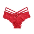thumbnail image 1 of Mareep Culottes pour Femmes P-L Mode Aguichant Transparent Taille Basse String, 1 of 6