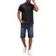 thumbnail image 2 of CAMISA POLO DE NEGOCIOS RETRO WESTERN DE MANGA CORTA PARA HOMBRES INSPIRADA EN EL GOLF, CON ELASTANO, EN COLOR NEGRO, TALLA XL, 2 of 6