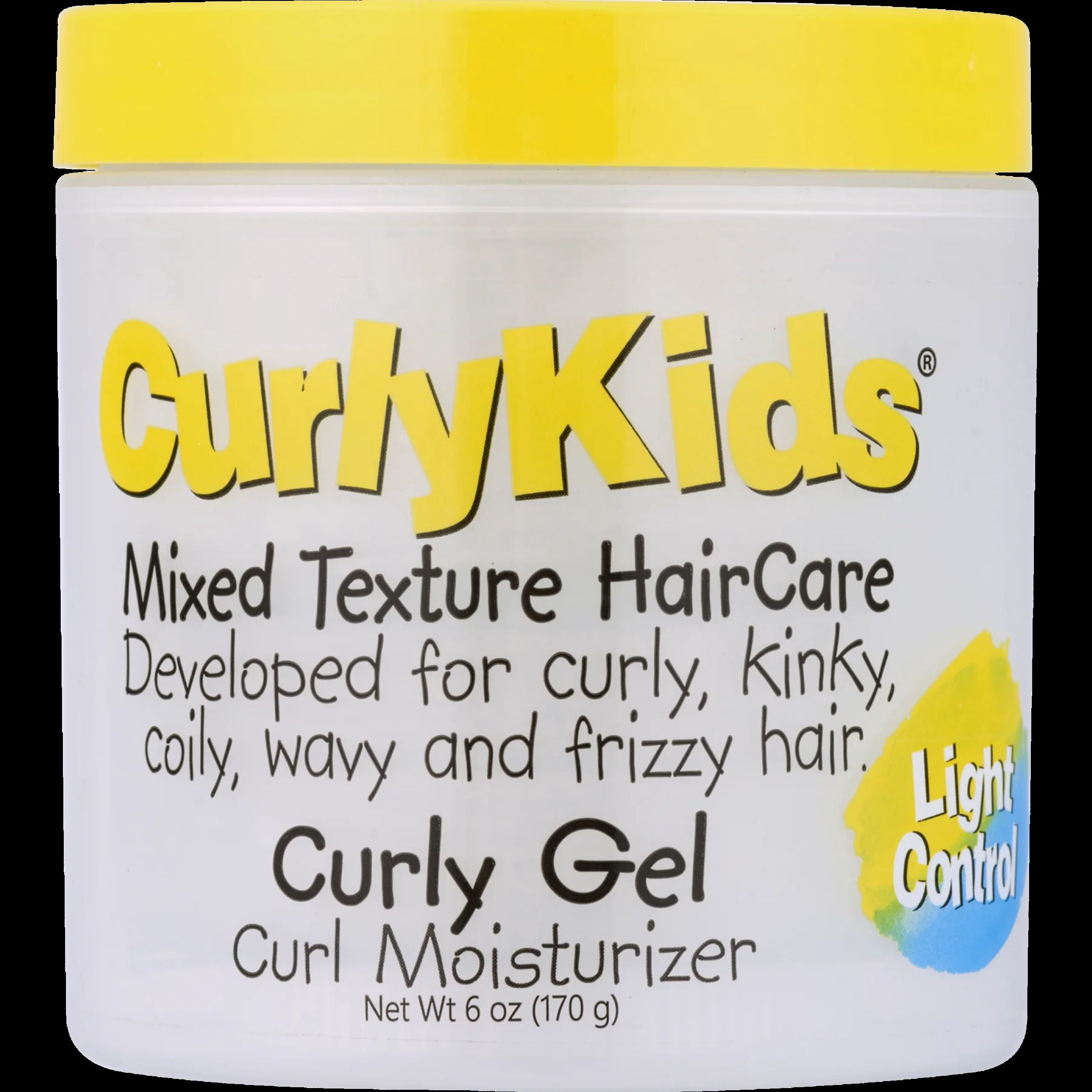 (3 pack) Curly Kids Mixed Hair Care Curl Moisturizing Jar Hair Styling Gel, 6 oz, Children
