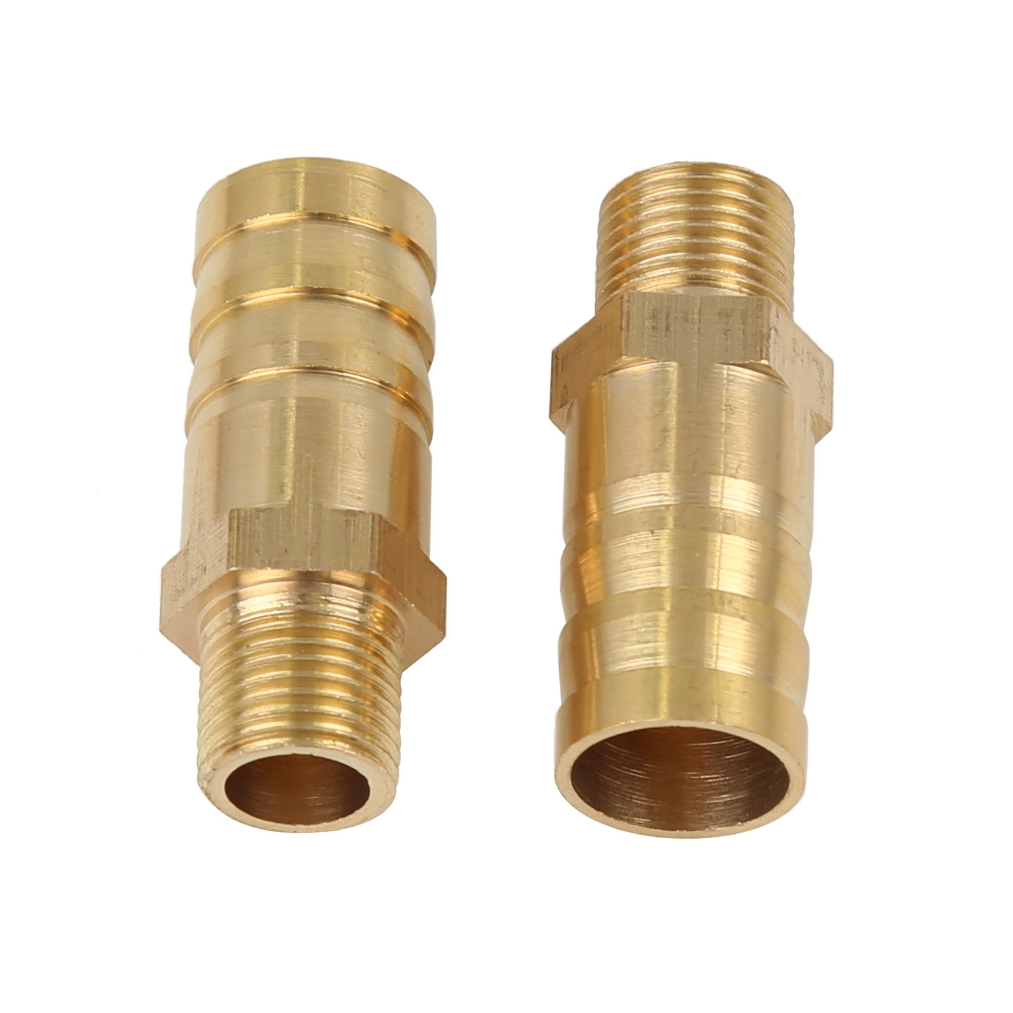 9.5mm to 6mm 3/8" x 1/4" Pipe Joiner Straight Hose Tail Fitting Fuel Air Gas Oil 